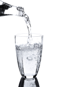 Water Pouring in Glass